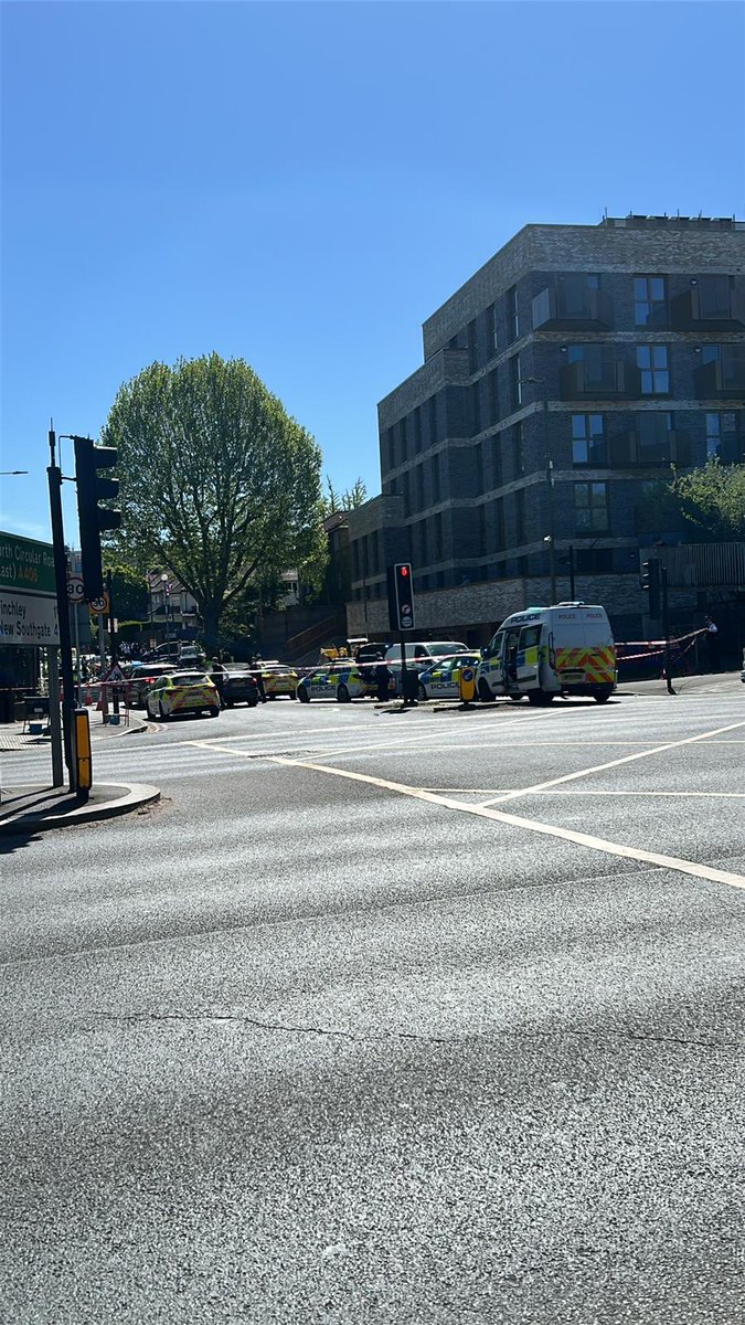 JonathanHaroun1's tweet photo. Another stabbing in Golders Green this morning. I found out about it not by seeing it on the news, but by having breakfast at a Kosher restaurant in Golders Green that’s interrupted by more than a dozen police cars, ambulances, multiple helicopters, commotion. Not a normal existence for British Jews here in 2026, or any year.