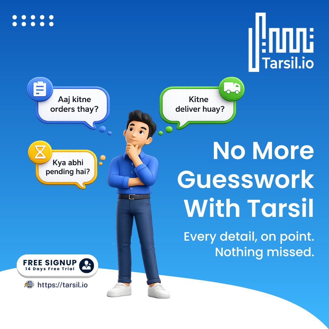 TarsilOfficial's tweet image. No more “kitne orders thay?” 🤔💧
Sab kuch clear — ordered, delivered, pending.

With Tarsil
Every detail, on point. Nothing missed. 📈

#Tarsil #WaterDelivery #BusinessAutomation #SmartBusiness #SalesTracking #DeliveryManagement