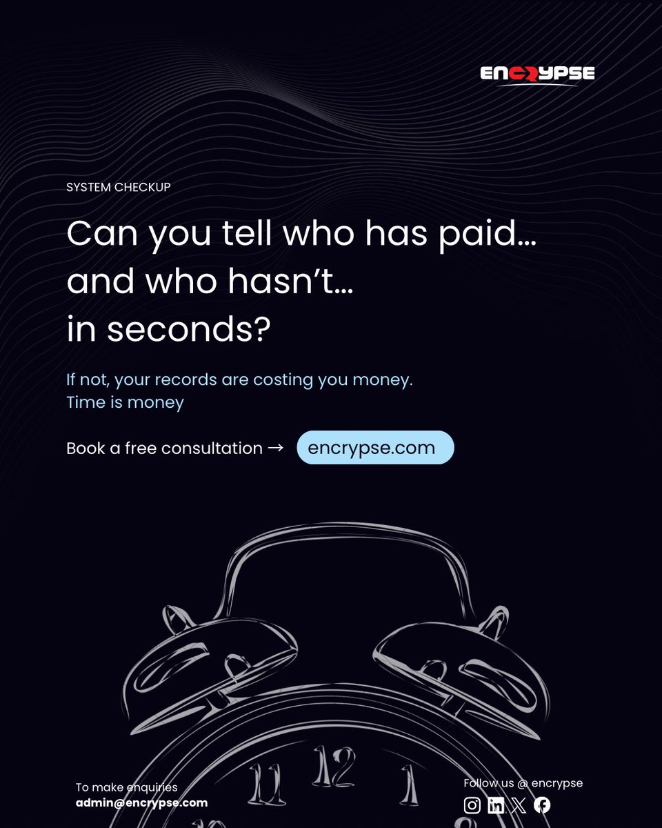 _encrypse's tweet photo. Slow records aren’t a small problem. They’re a systems problem.

Fix the system. Fix the cost. https://t.co/N2ZLFsEPFB