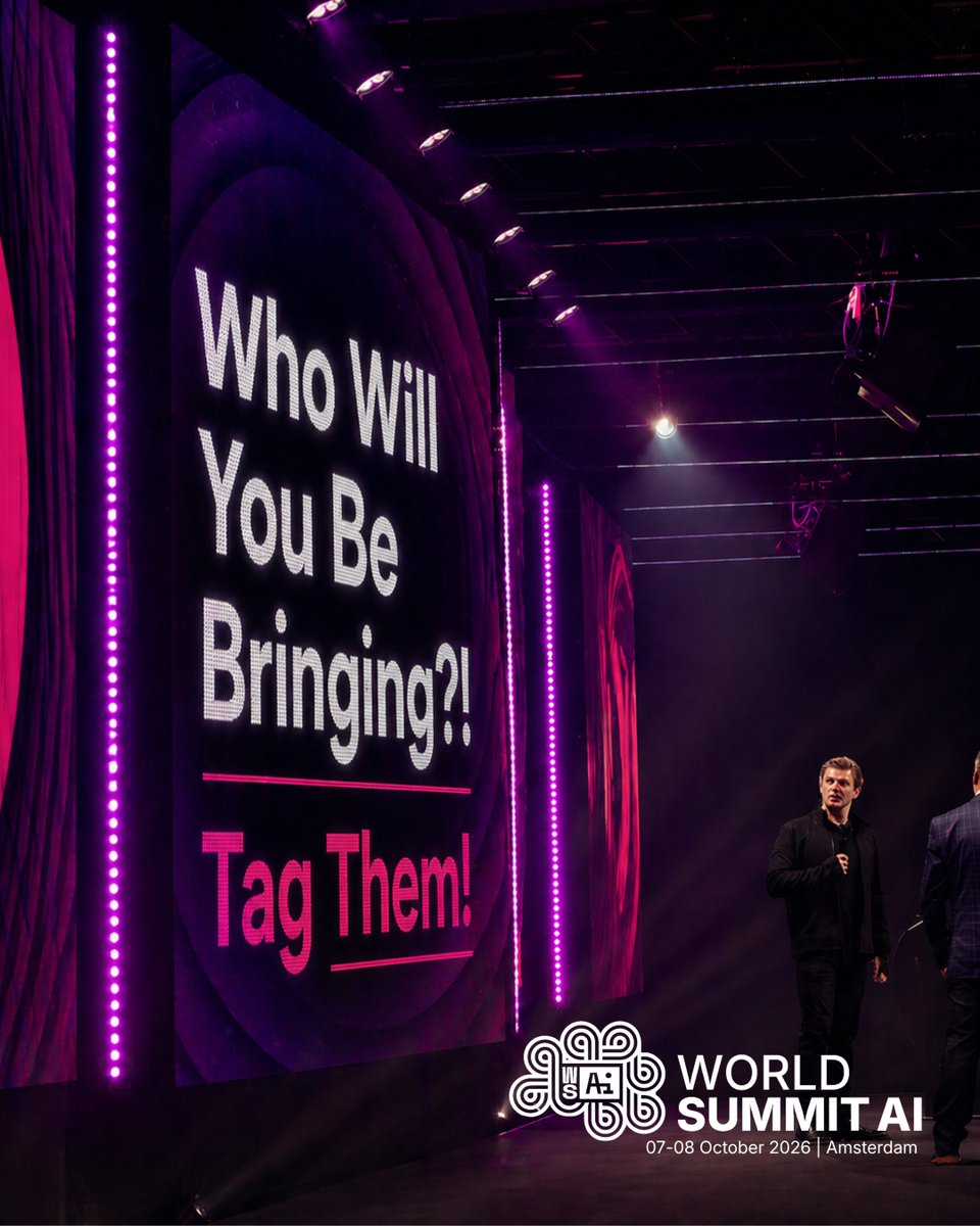 World Summit AI: We do AI different. tweet media