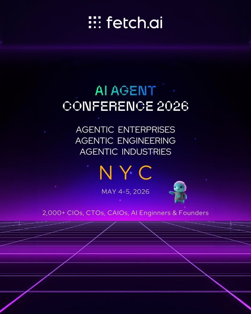 Join @Fetch_ai Innovation Lab at the AI Agent Conference 2026 🔥 A two ...