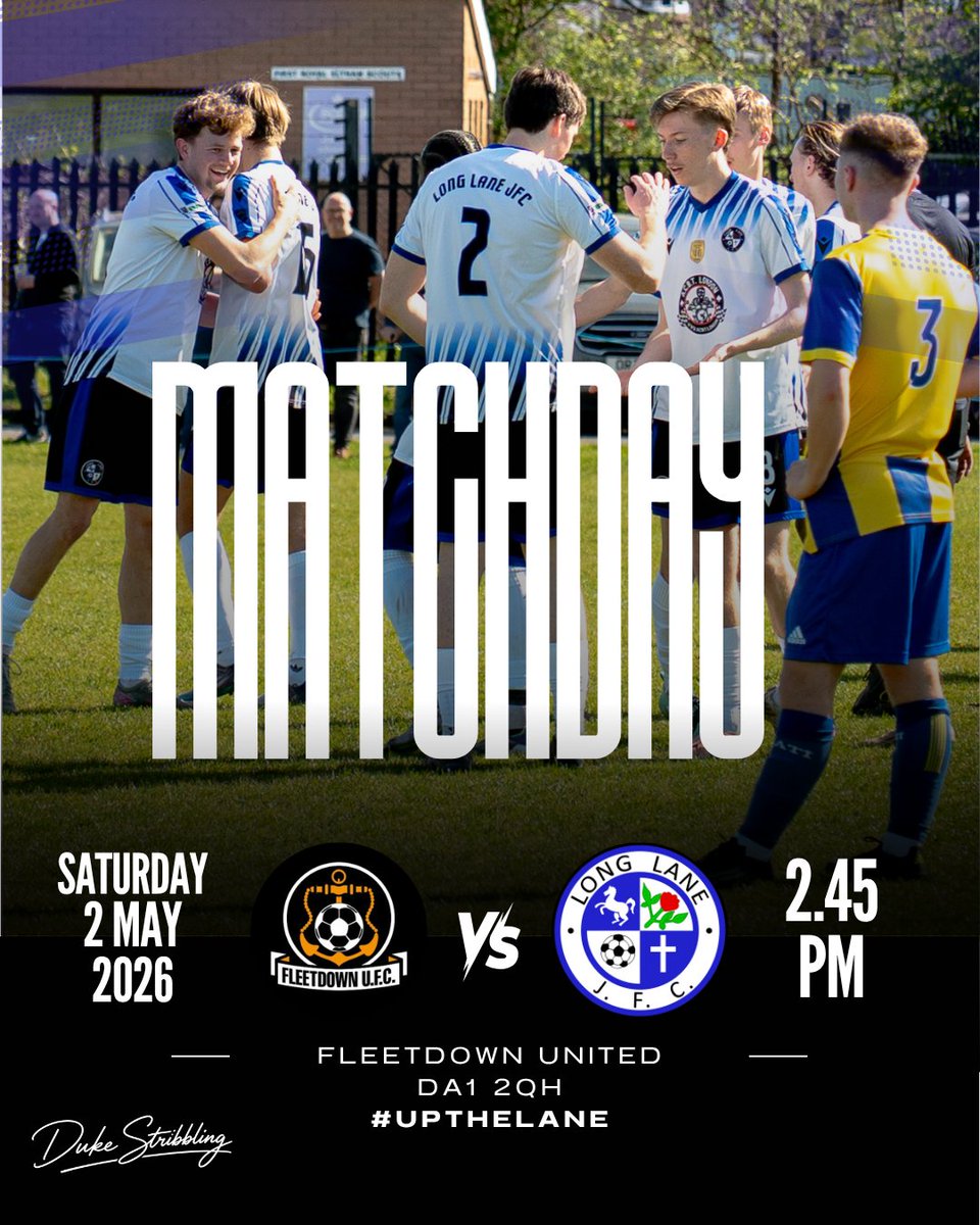 LL1sts's tweet image. @FleetdownFC v Long Lane

Match Thread 🧵

#UpTheLane #LongLaneJFC #StrongerTogether
@KCFL1516 @NonLeagueCrowd

Graphics by @DukeStribbling