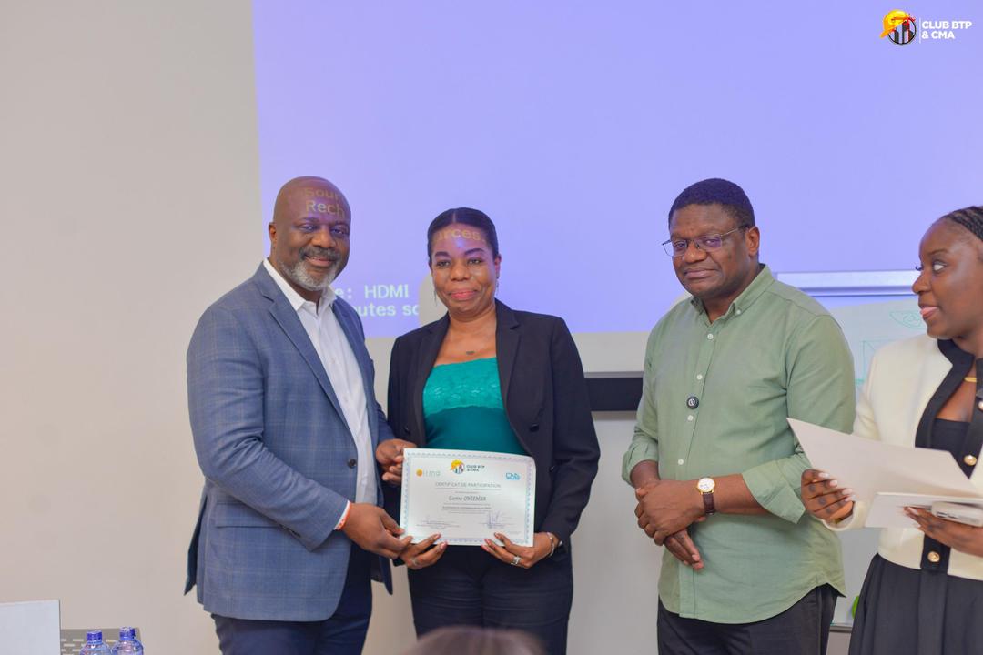 afarcongo's tweet image. L’AFARC a pris part à la Masterclass BTP organisée par le CLUB BTP &amp;amp; CMA, animée par M. Fiyou Ndondoboni Président de l’Ordre National des Architectes, sur l’architecture contemporaine en RDC et l’adaptation climatique via matériaux/techniques locaux. #BTP #Architecture #RDC