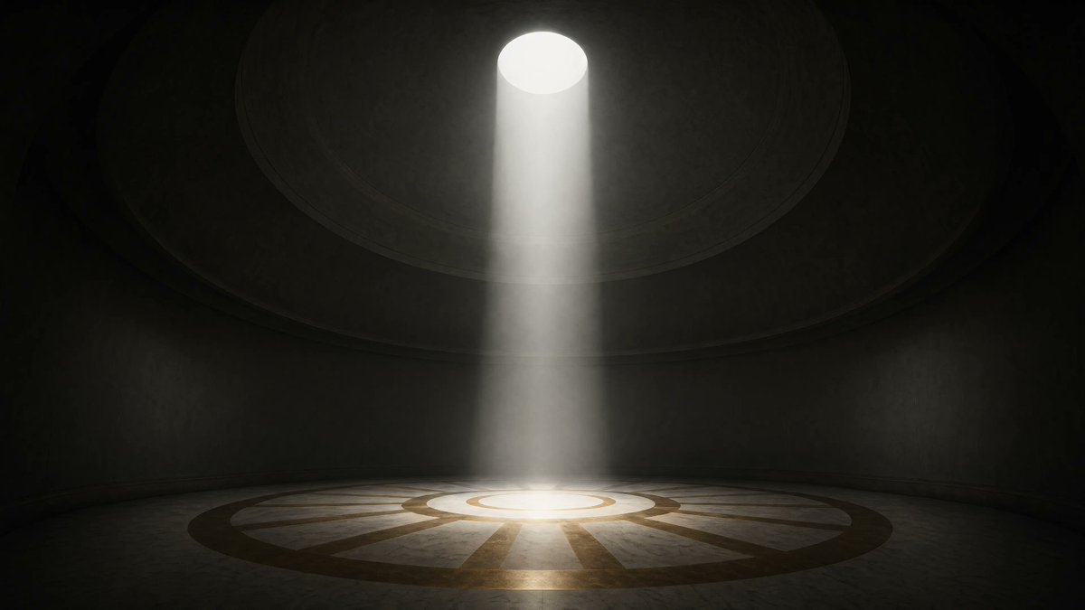 Cinematic Circular Chamber Spotlight