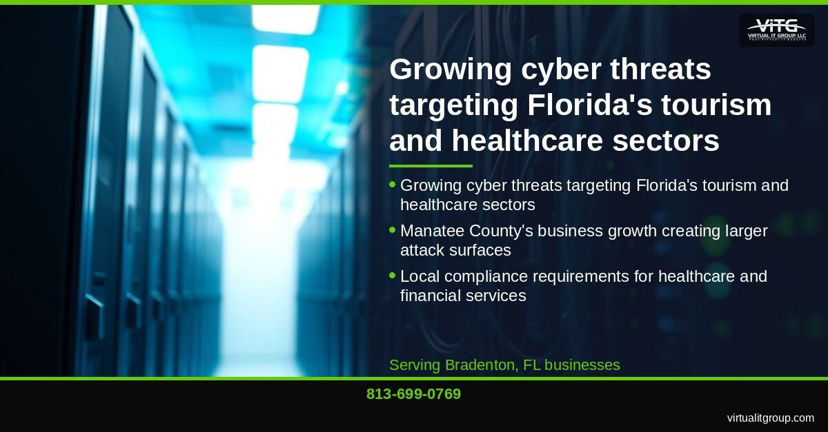 virtualitgroup's tweet image. 94% of cyberattacks are stopped in the reconnaissance phase with proper monitoring. Most Bradenton businesses still rely on basic firewalls while facing a 67% increase in targeted attacks. #NetworkSecurity #BradentonBusiness