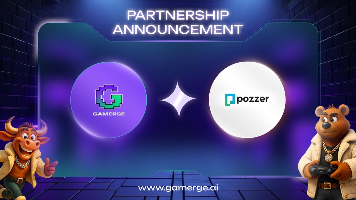 Gamerge 🤝 Pozzer

Gamerge is excited to announce a strategic collaboration with Pozzer — a Layer 1 blockchain powering DePIN (Decentralized Physical Infrastructure Networks), gaming, and finance.
This partnership bridges GameFi with real-world infrastructure, enabling new