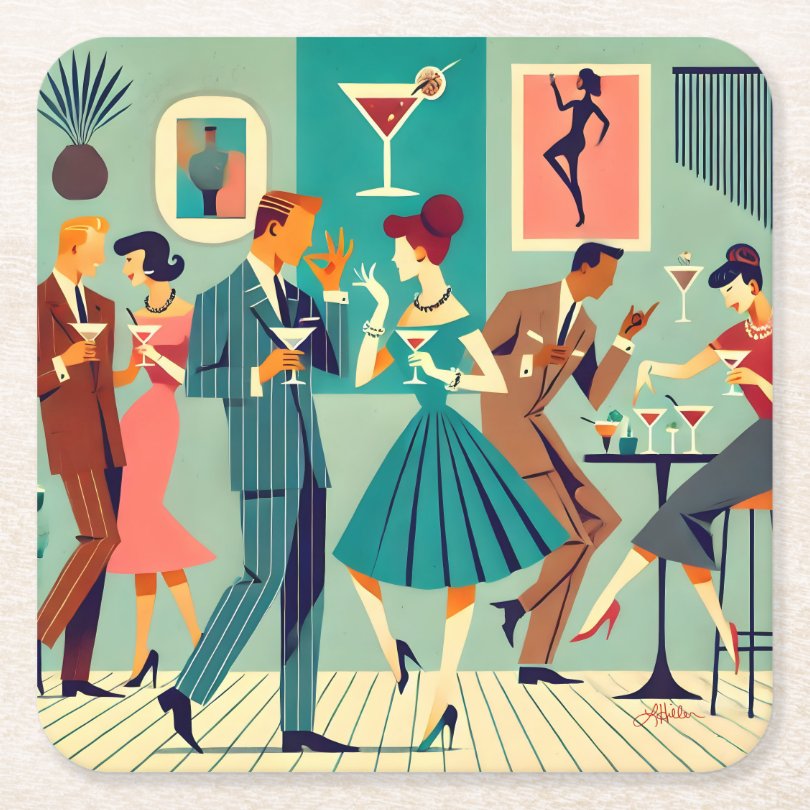 LeeHillerDesign's tweet image. 🍸🫒🍸🫒🍸 
Mid Century Modern Party "The Martini Toke Dance" #coasters
Item: zazzle.com/mid_century_mo…

#MidCenturyModern #cocktailparty #martini #posters #gifts #giftideas #barware

#midcentury Coaster Collection: zazzle.com/collections/11…