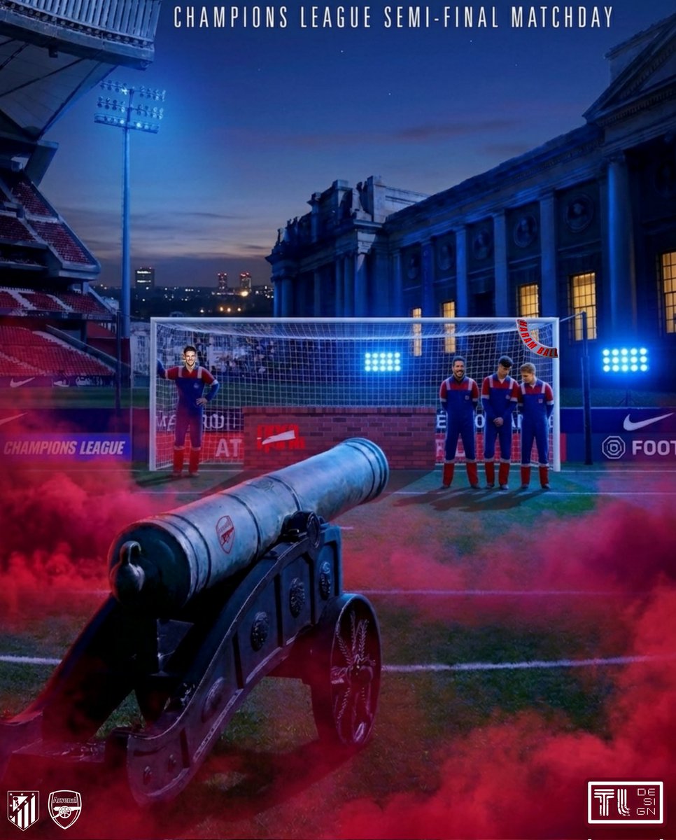 TheTLdesign's tweet photo. 🇪🇦 Atletico De Madrid ⚔️ Arsenal 🏴󠁧󠁢󠁥󠁮󠁧󠁿 Part 1 ⏳️
#ATLvARS https://t.co/Ufiqcdw3rj