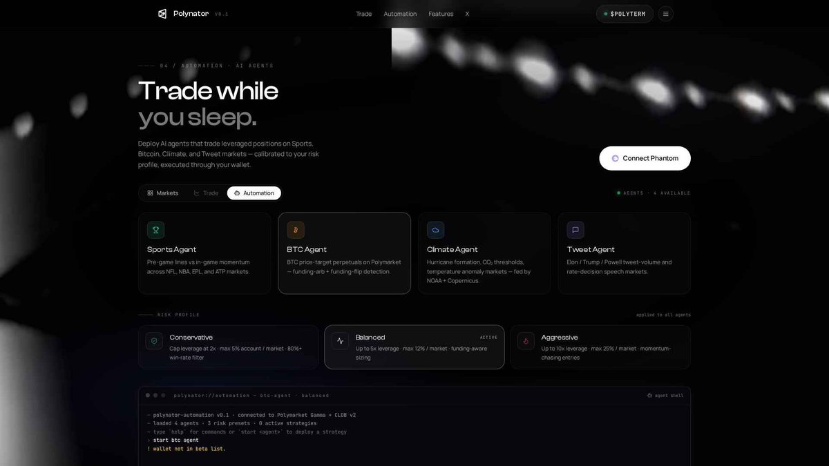 Polynatorperps's tweet photo. Trade while you sleep soon with automation 👀 https://t.co/jUNNidRN4C