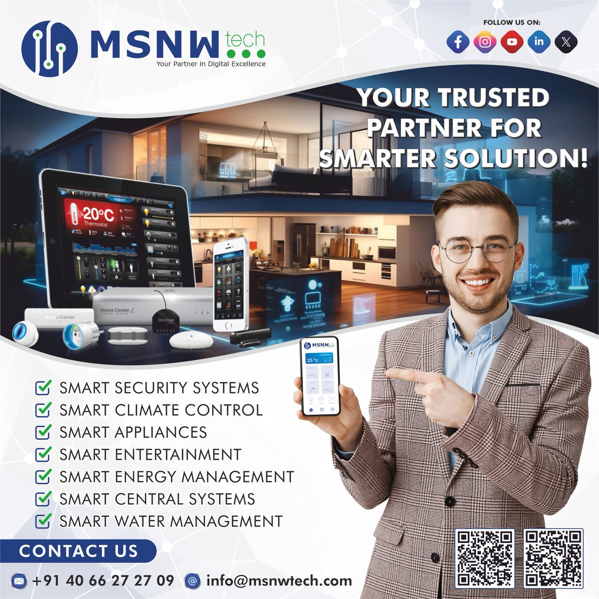 msnwtechpvtltd's tweet image. 🌟 Transform Your Home with Smart Curtains! 🌟
Say goodbye to manual adjustments and hello to effortless convenience with our Smart Home Curtains! 
📞: +91 88869 13131|+91 83415 59649
📧 Email: info@msnwtech.com
✨ #SmartCurtains #HomeAutomation #ModernLiving #MSNWTech