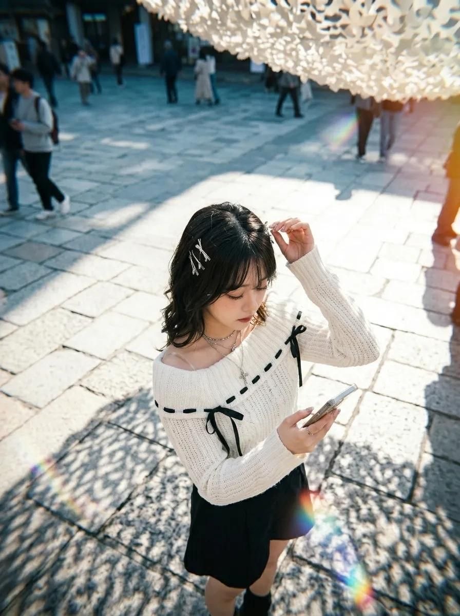 GPT image 2 on ChatGPT

Prompt:
Imagine : use the subject from uploaded image as base main subject foundation, perserve facial detail and body figure shape . ignore any other unrelated element. follow this prompt : 
A breathtaking, high-angle cinematic photograph captured with a