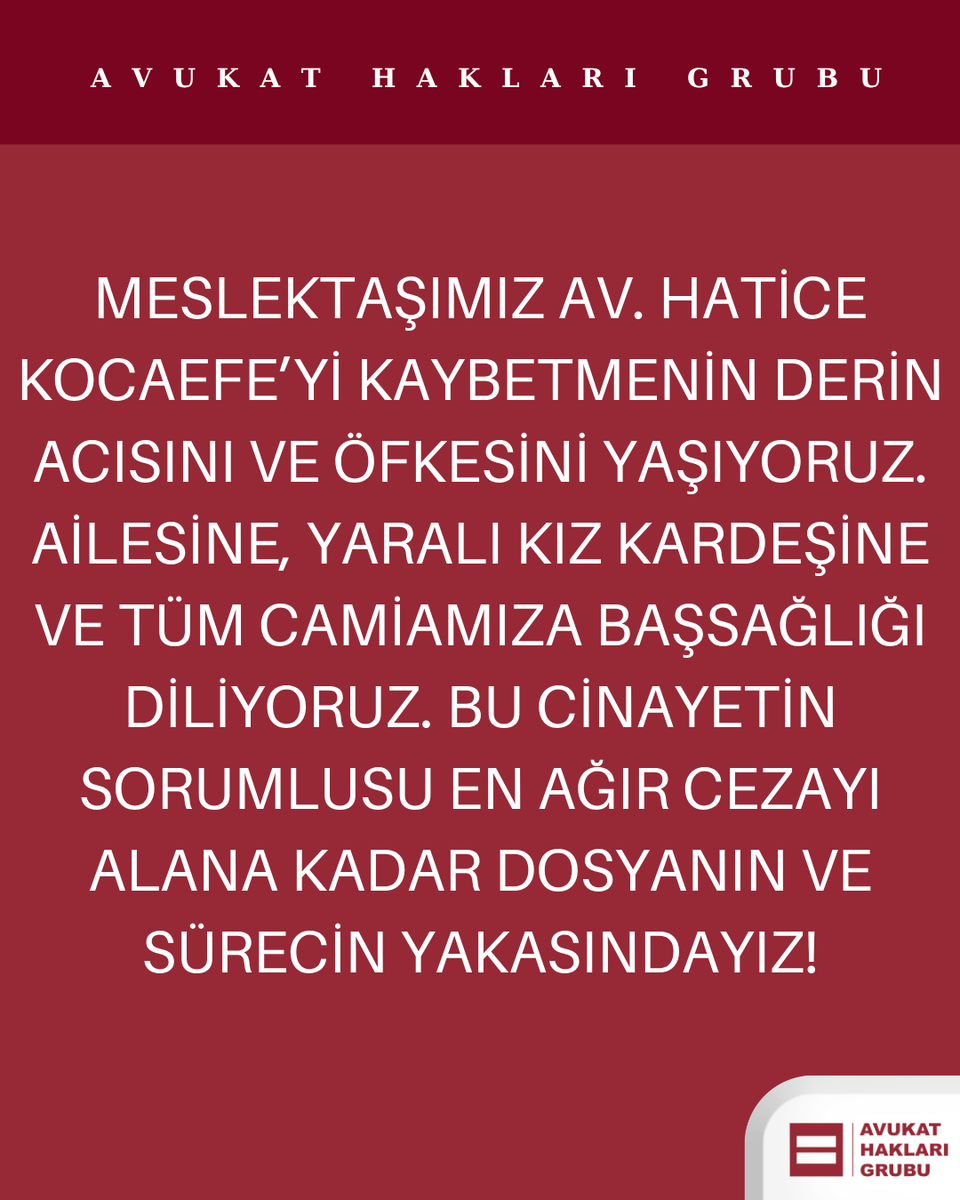 Avukat Hakları Grubu ⚖️ tweet media