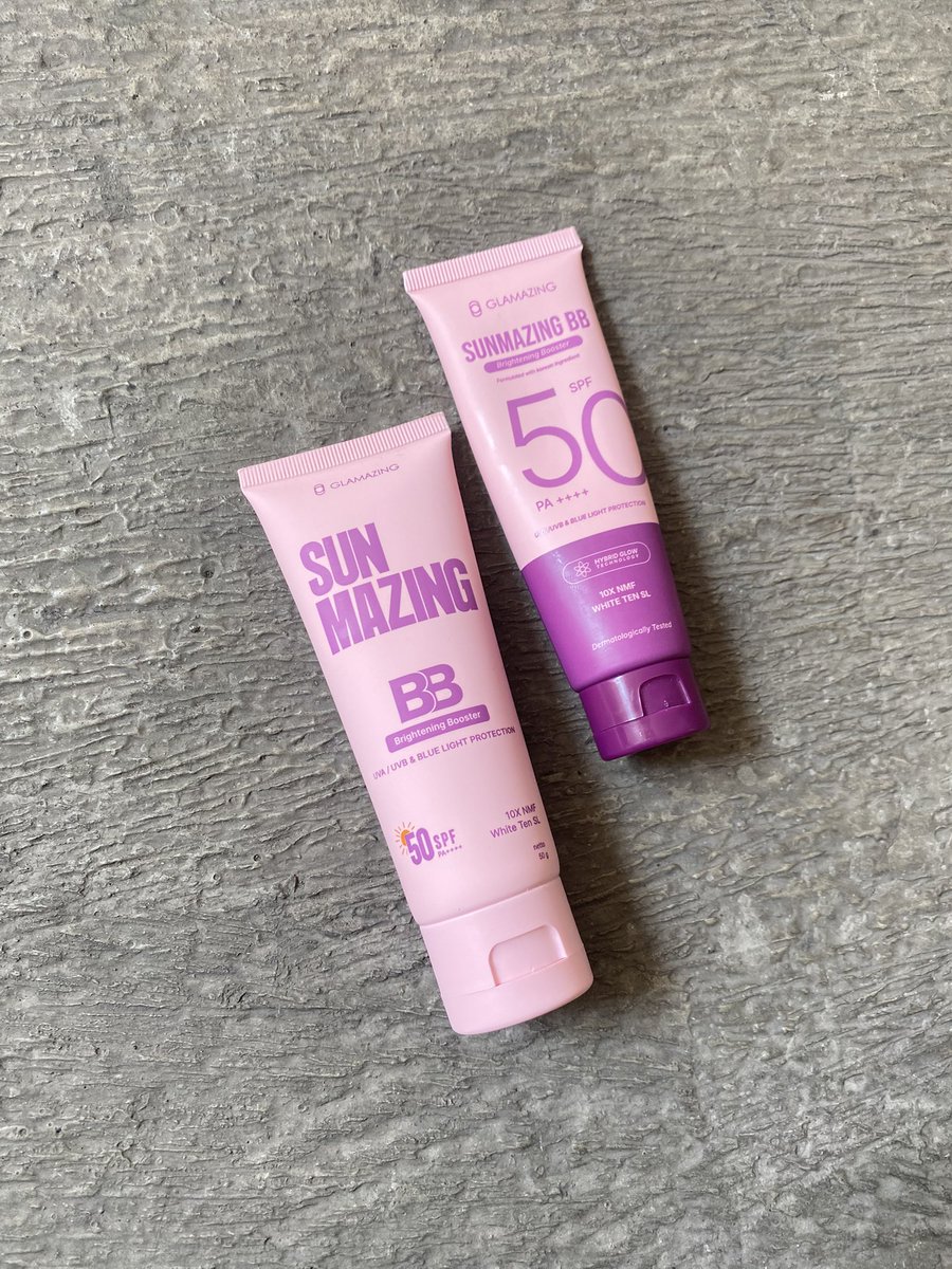 wnisekai's tweet photo. ternyata isu last stock kemarin itu mau upgrade toh… pas aku coba Glamazing Sunmazing BB SPF 50 PA++++ versi baru ini emg SEBAGUS ITU SIH! 🩷✨
padahal yg versi lama aja udah bagus, yg versi new upgrade ini makin-makin lebih bagus! #SameButBetter
🔗 https://t.co/kHoHsRfMEC https://t.co/GmeprafwLJ