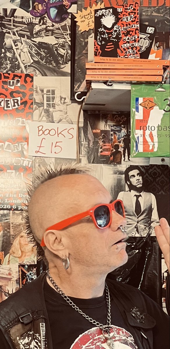 CybirdyPubLtd's tweet image. If you are passing by, grab your copy of STICK IT UP YER JUMPAH , Mark Elliott’ s MEMOIR in lyrics at ROCK ‘N’ ROLL RESCUE , Camden London 
#cybirdy #newbook  #punk #markelliott