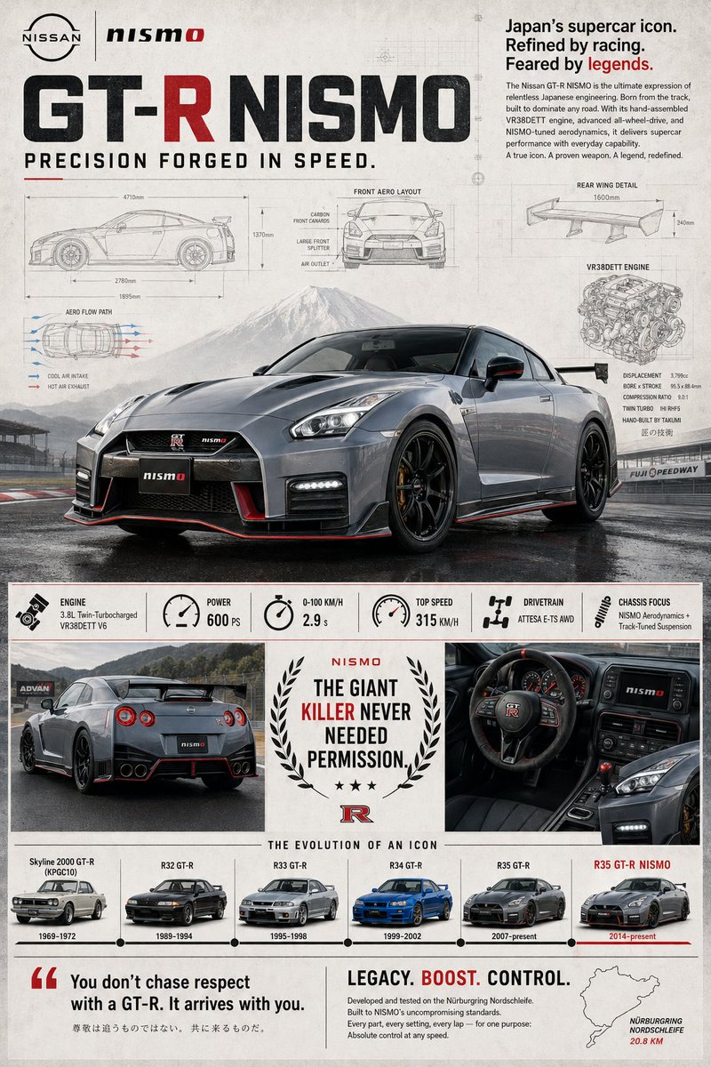 Precision Meets Performance: The Nissan GT-R NISMO R35 - PromptGather image 1