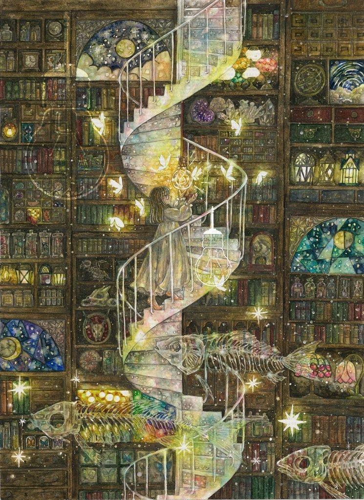 #絵師100人展に出てみたい
何事も口に出さなきゃですよね…！
少しでも観てくださった方にあたたかな灯りを感じて頂けるよう、描いています💡