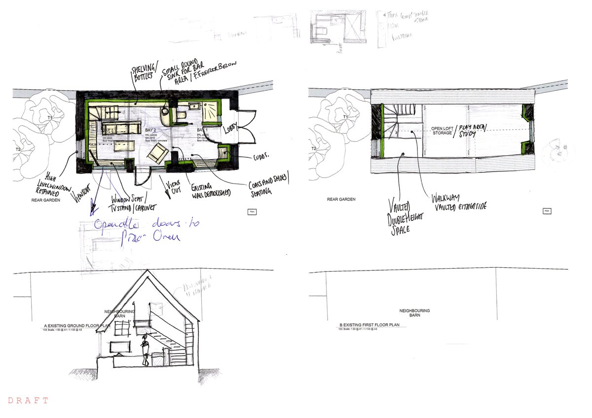 WGA_Design's tweet photo. Architects thinking: Keeping it real by showing a   selection of unedited sketches. These are precious workings out for architects. They never see the light of day, but are an important part of the journey. https://t.co/JOJLQd5GzA