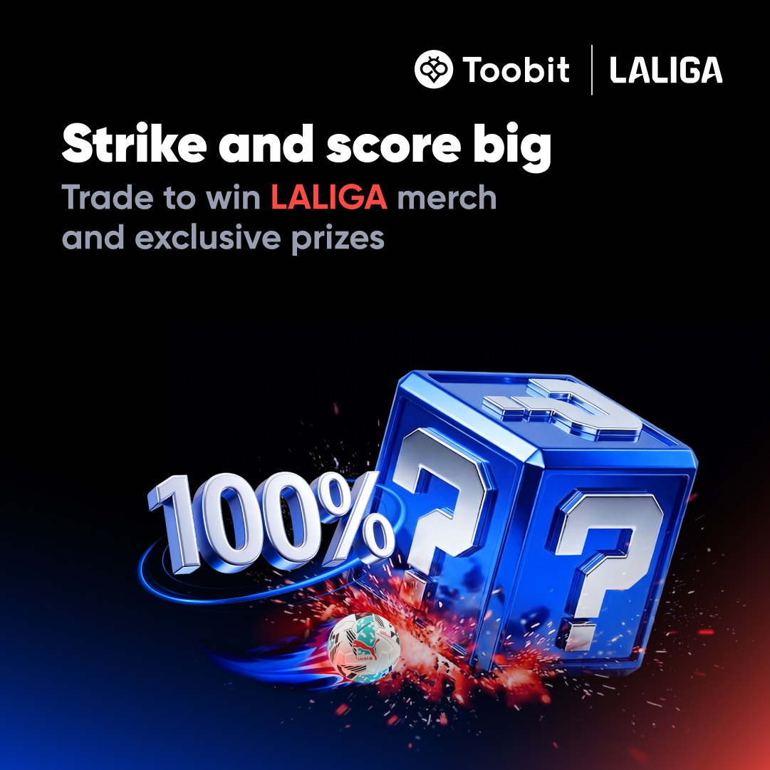 Toobit_official's tweet image. 🎯 Strike and score big with Toobit × LALIGA! ⚽
Trade to win exclusive LALIGA merch and surprise prizes! 🎁

🔗 Join Now 👉 bit.ly/4cA030Q

#ToobitXLaLiga #ScoreBig #CryptoRewards
