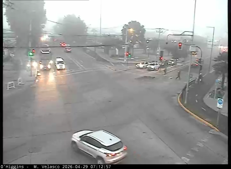 TTIOhiggins's tweet image. Atención (07:14 hrs.), A esta hora circule con precaución por presencia de neblina. #SanFernando