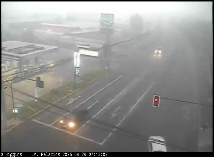 TTIOhiggins's tweet image. Atención (07:14 hrs.), A esta hora circule con precaución por presencia de neblina. #SanFernando