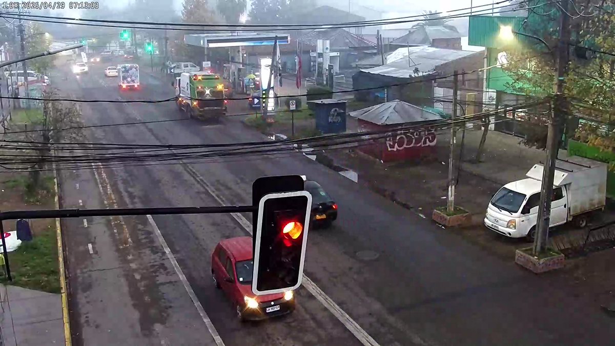 TTIOhiggins's tweet image. Atención (07:14 hrs.), A esta hora circule con precaución por presencia de neblina. #SanFernando