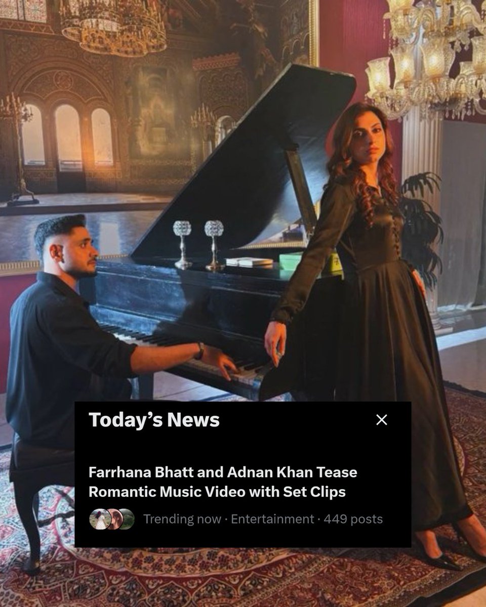 Just a few BTS glimpses and the headlines are already screaming Farrhana’s impact &amp; the insane buzz around this project ❤️

This is only the beginning, as the MV drop is set to be explosive 🔥

#FarrhanaBhatt #FarrhanaRebellions
#FarrhanaBhatt𓃵