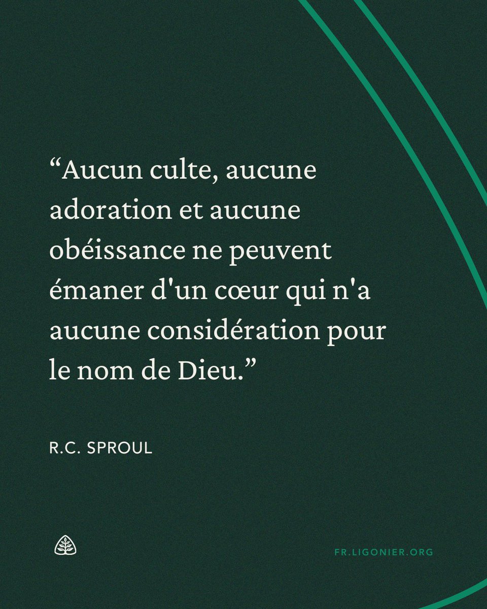 Ligonier_FR's tweet photo. Aucun culte, aucune adoration et aucune obéissance ne peuvent émaner d'un cœur qui n'a aucune considération pour le nom de Dieu. —R.C. Sproul https://t.co/3B5UMImfiZ