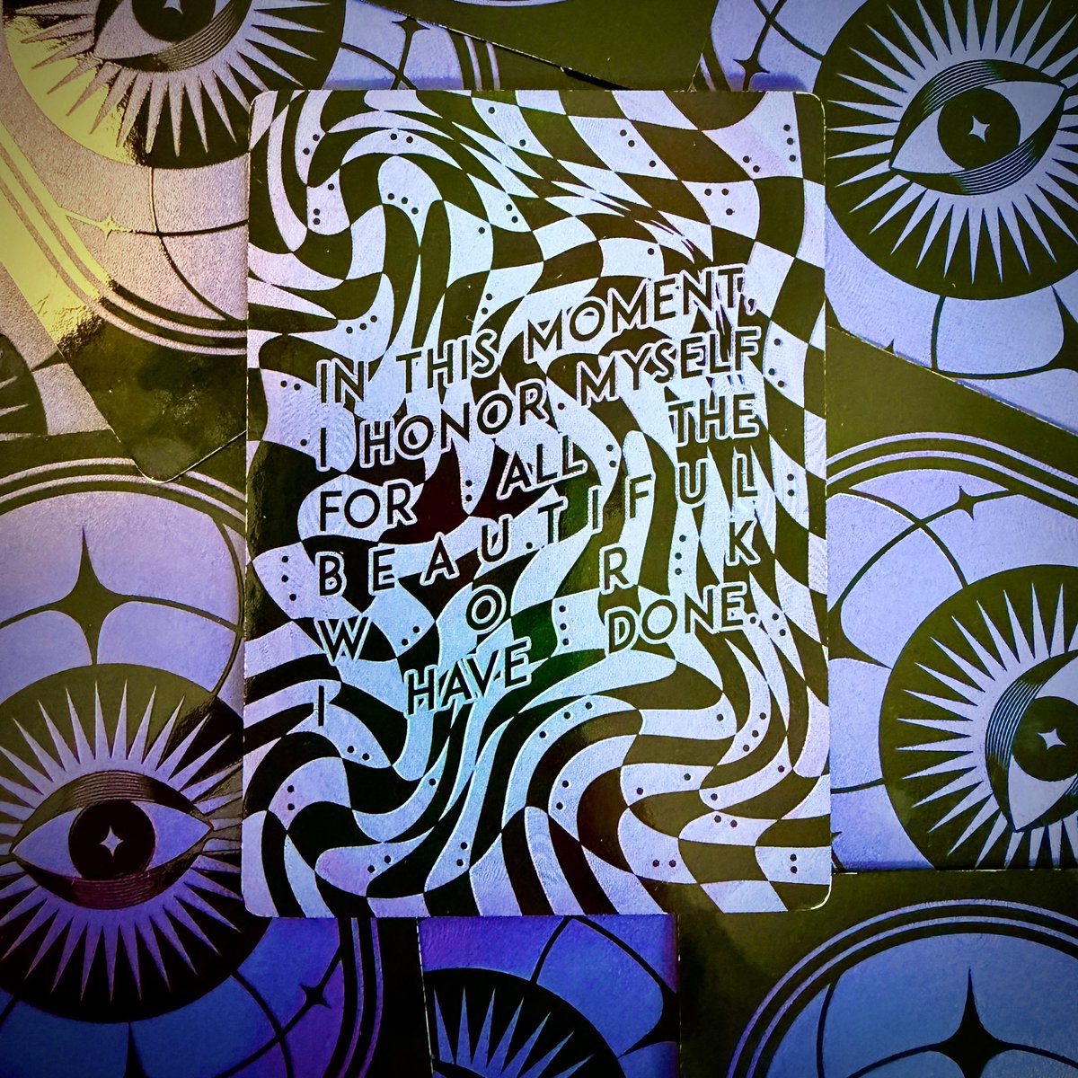 TheMadamAdam's tweet image. ✨✨✨

From EVENTIDE - Messages of Affirmation - 
by Threads of Fate

#madamadam #oracle #wellness #affirmation #lgbtqia