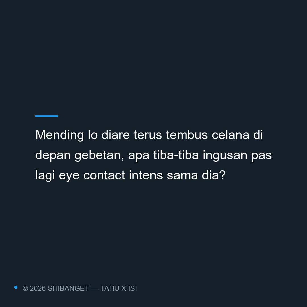 Shibanget's tweet photo. Coba drop jawaban ter-absurd lo di bawah 👇 https://t.co/zrDdSCweqS