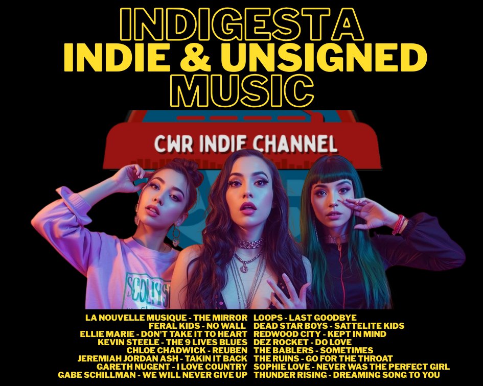 catorwebradio's tweet photo. #NowPlaying #Indigesta
#LaNouvelleMusique
#FeralKids
#EllieMarie
#KevinSteele
@chloechadwickuk
#JeremiahJordanAsh
@nugentgar
@thewoodlingbook
#Loops
#DeadStarBoys
#RedwoodCity
@dezrocket
@THEBABLERS
#TheRuins
#SophieLove
#ThunderRising https://t.co/vJK18Cdt3f