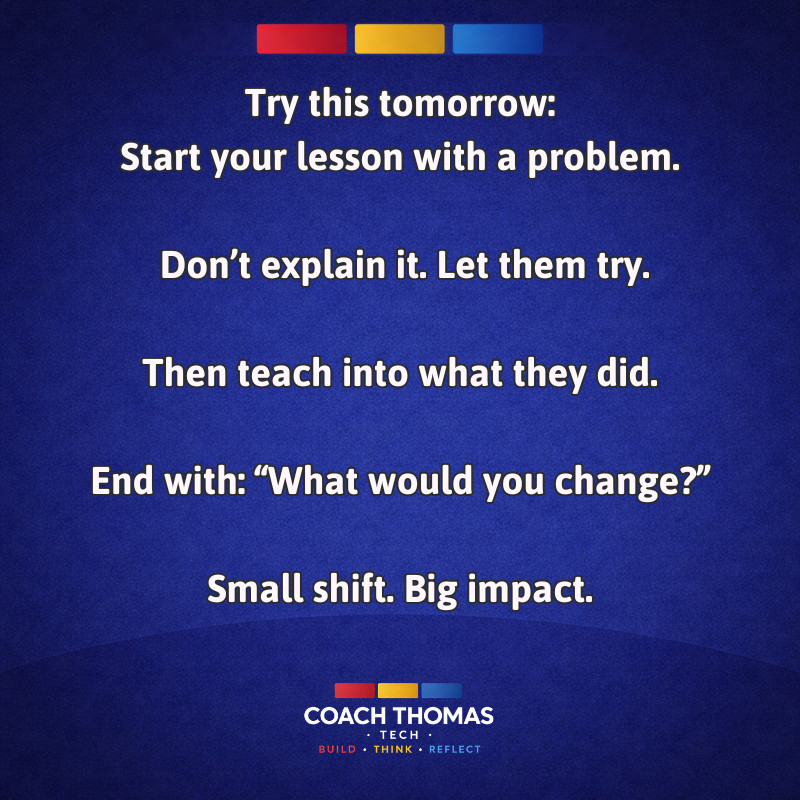 coachthomastech's tweet image. 🎙️ Full episode on YouTube 
Listen here → bit.ly/TechEdClubhouse
#stem #pbl #playbasedlearning #designthinking #teched #innovationineducation