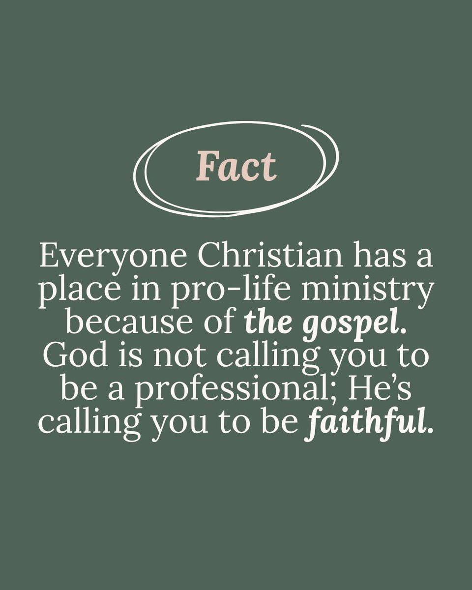 speak4theunborn's tweet image. God calls us to faithfully speaking the truth in love on behalf of the most vulnerable. Trust that he will enable you to speak the hope of the gospel.

#chooselife #prolife #prolifegen #speakup #standupforlife