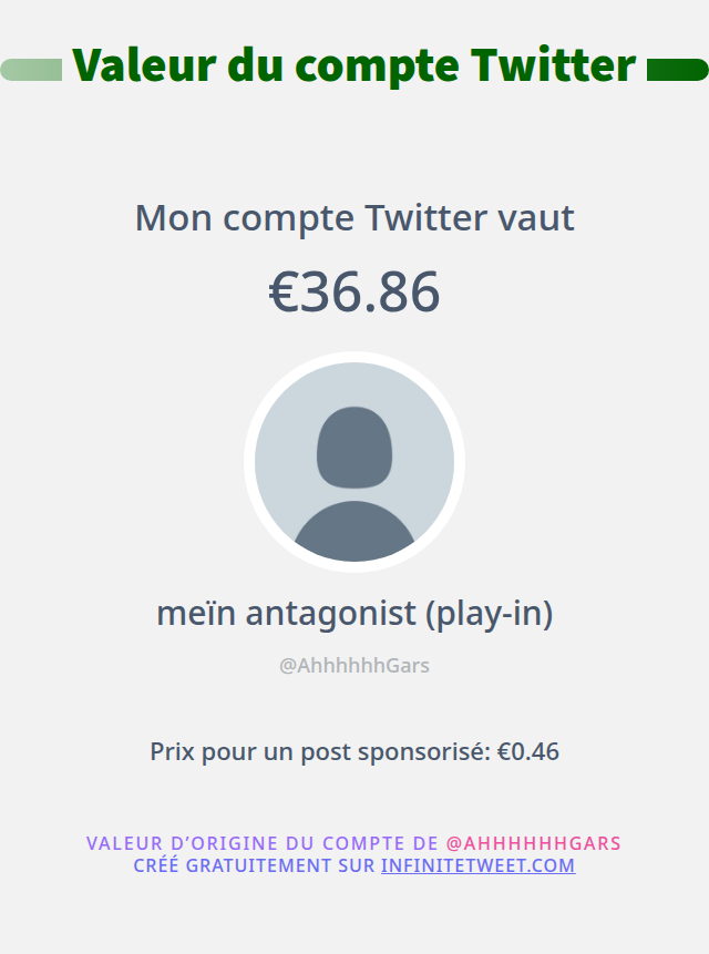 meïn antagonist (play-in) tweet media