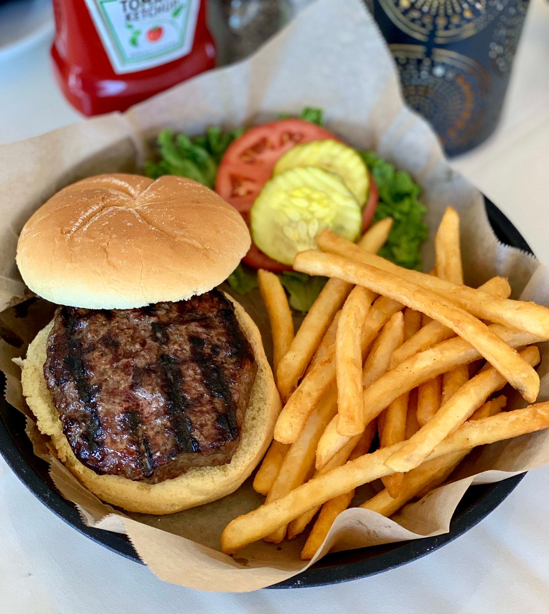 Nothing beats the classic! Our Hamburger, served on a bulky roll with lettuce and tomato, is simplicity at its best. Add a side of fries and you've got the perfect meal! 🍔🍟 #BobbyByrnes #HamburgerLove #FoodieFriday