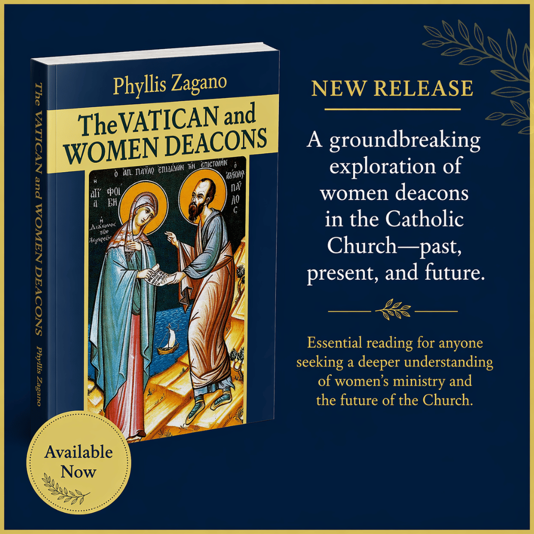 OrbisBooks's tweet image. New release 📚

The Vatican and Women Deacons by Phyllis Zagano explores the history, theology, and future of women’s ministry in the Catholic Church.

🔗 orbisbooks.com/products/the-v…

#NewRelease #CatholicChurch