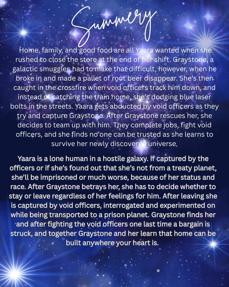 WriterKMorey's tweet photo. After being abducted by galactic void officers that were after the smuggler Graystone, Yaara must team up with him to navigate a hostile universe and return to the safety of Earth and home, learning along the way that home can be built anywhere your heart is.
#questpit #A #SF #Q https://t.co/pChvAIGUC9