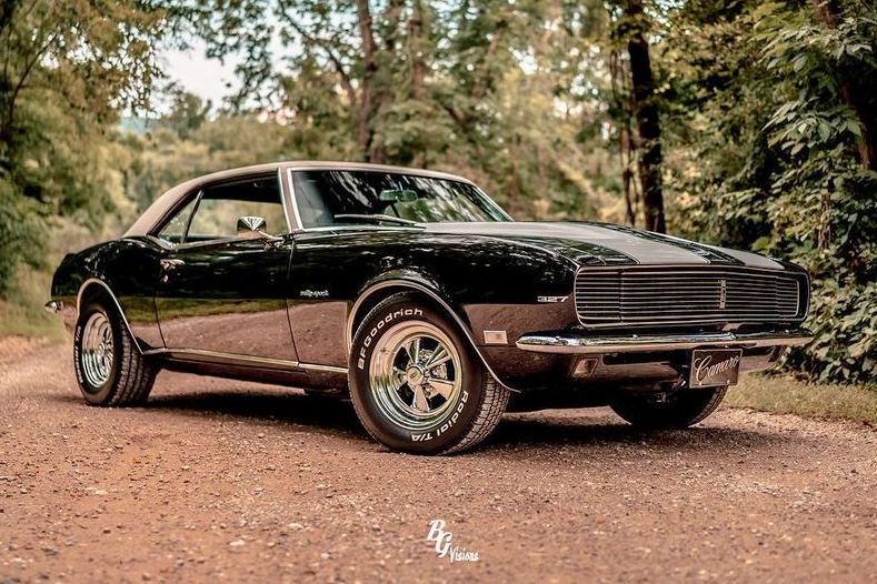 ClassicInd's tweet image. Jacob Weaver sent us this photo of his restored '68 Camaro, complete with Tuxedo Black paint, the original 327ci V8, and a nice set of Cragar wheels. Looking good, Jacob! #Chevy #Camaro #68Camaro #classiccar #restoration #ClassicIndustries