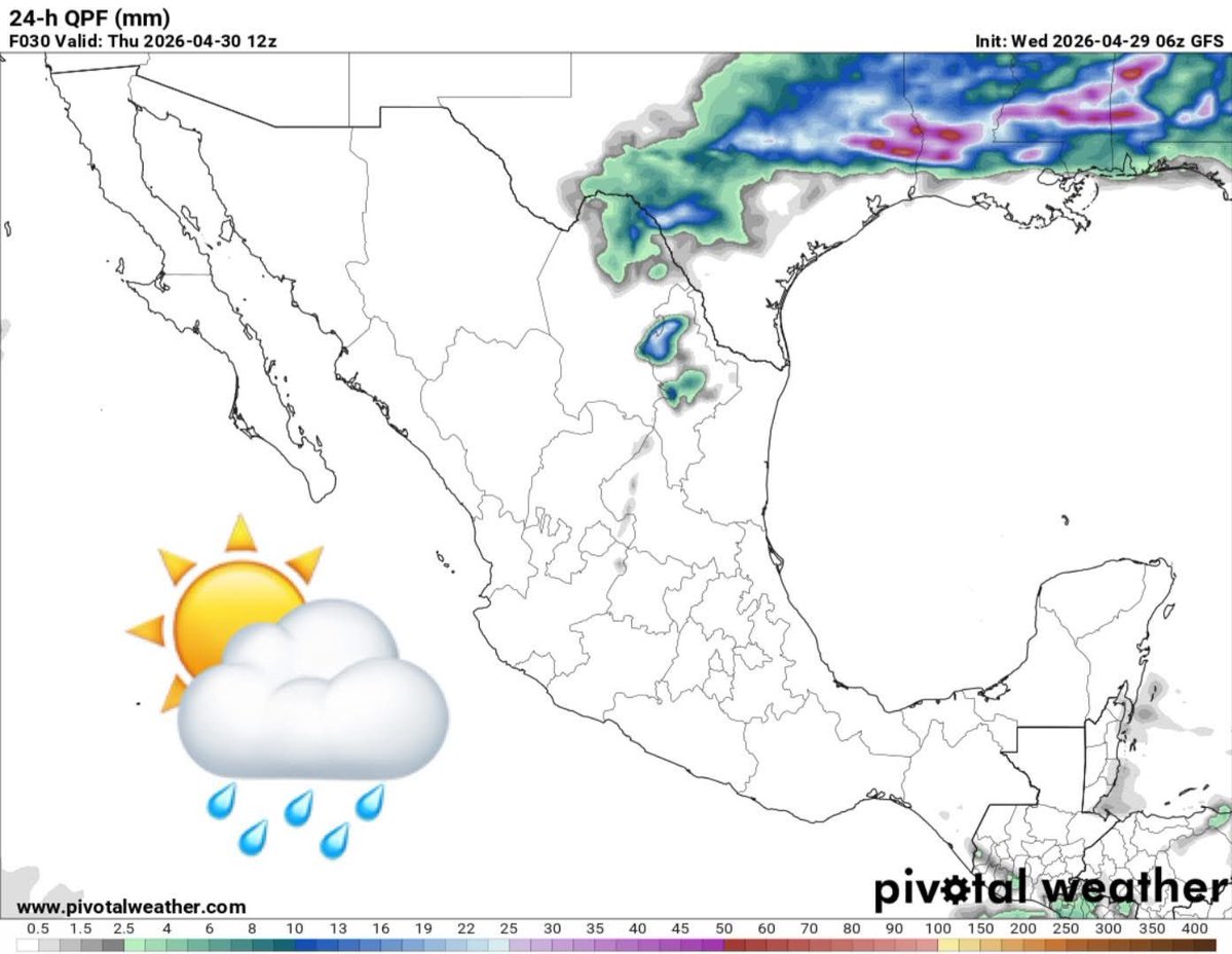 🍁🌧️Meteorología México🥶❄️ tweet media