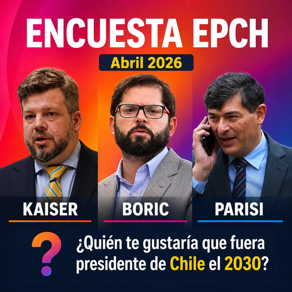 EPCH (Elecciones Presidenciales Chile) tweet media