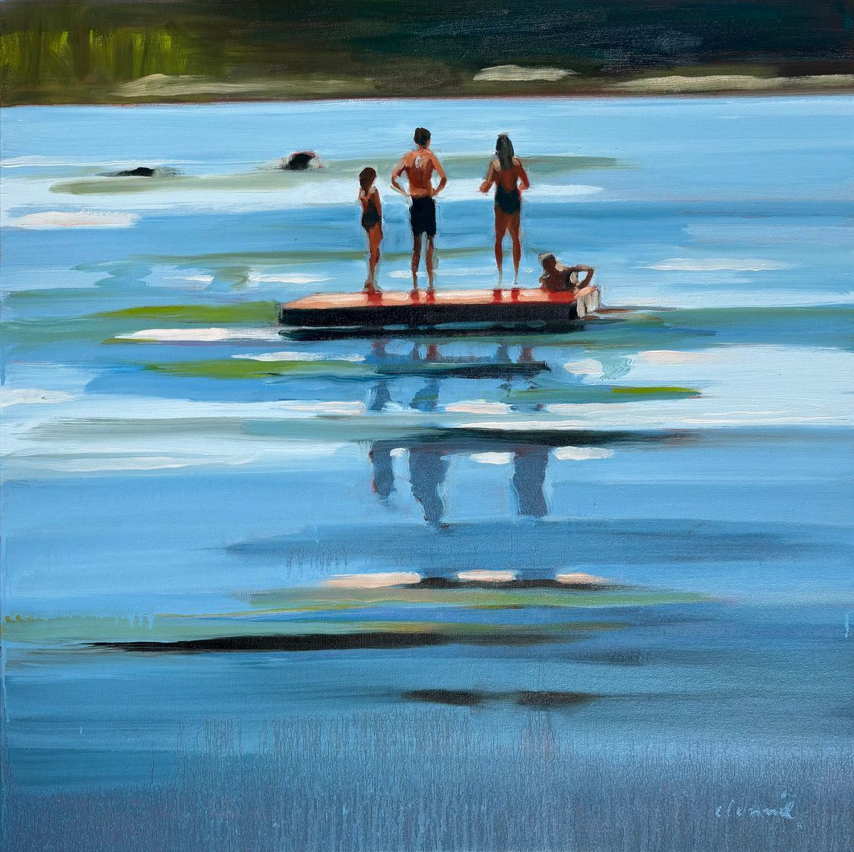 MuseGalleryTO's tweet image. Elizabeth Lennie,  After the Rain,  oil on canvas,  24" z 24"
.
.
.
#painting #figurative #cottage #lake #summer #torontoartgallery #canadianartist #reflection #canadianartist #fineart #collector #oilpainting #contemporary #art #lake #family