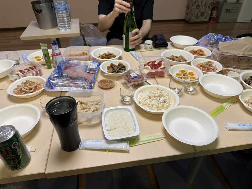 米持参で日本酒会ノンアル参加