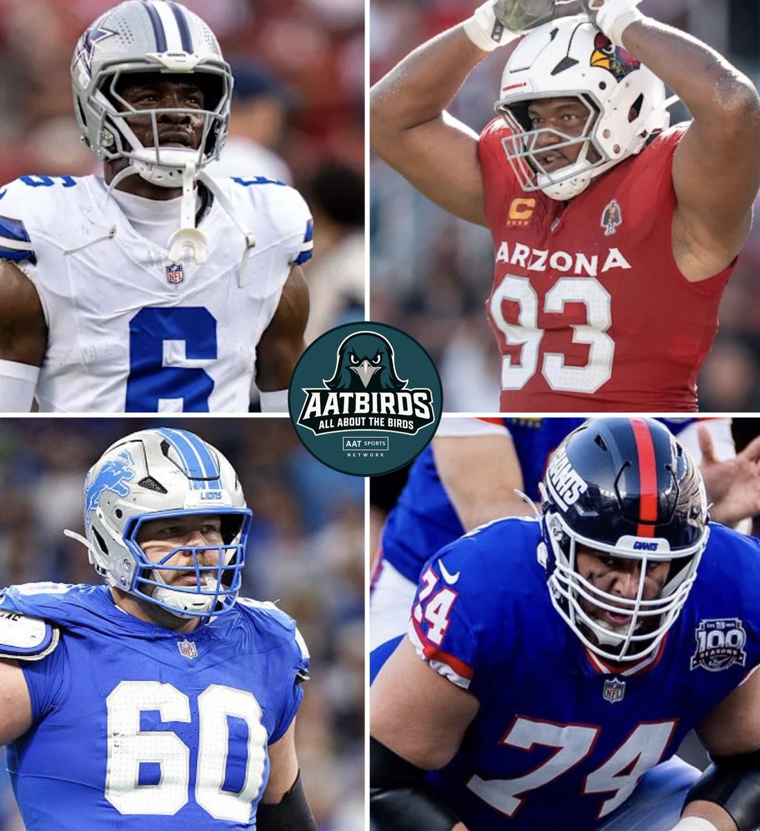 AATBirds's tweet image. Now the next wave of Free Agency is here 
Some options #Eagles could look at

- S Donovan Wilson
- DL Calais Campbell 
- OG Graham Glasgow
- OG Greg Van Roten 

Who could you see in midnight green?
#FlyEaglesFly