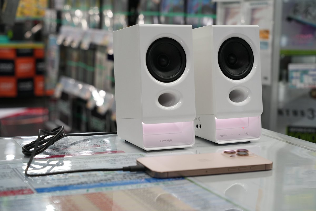 EDIFIER R20BT ホワイトスピーカー Edifier ED-R20BT-WH Edifier社製プラグアンドプレイUSB電源スピーカー