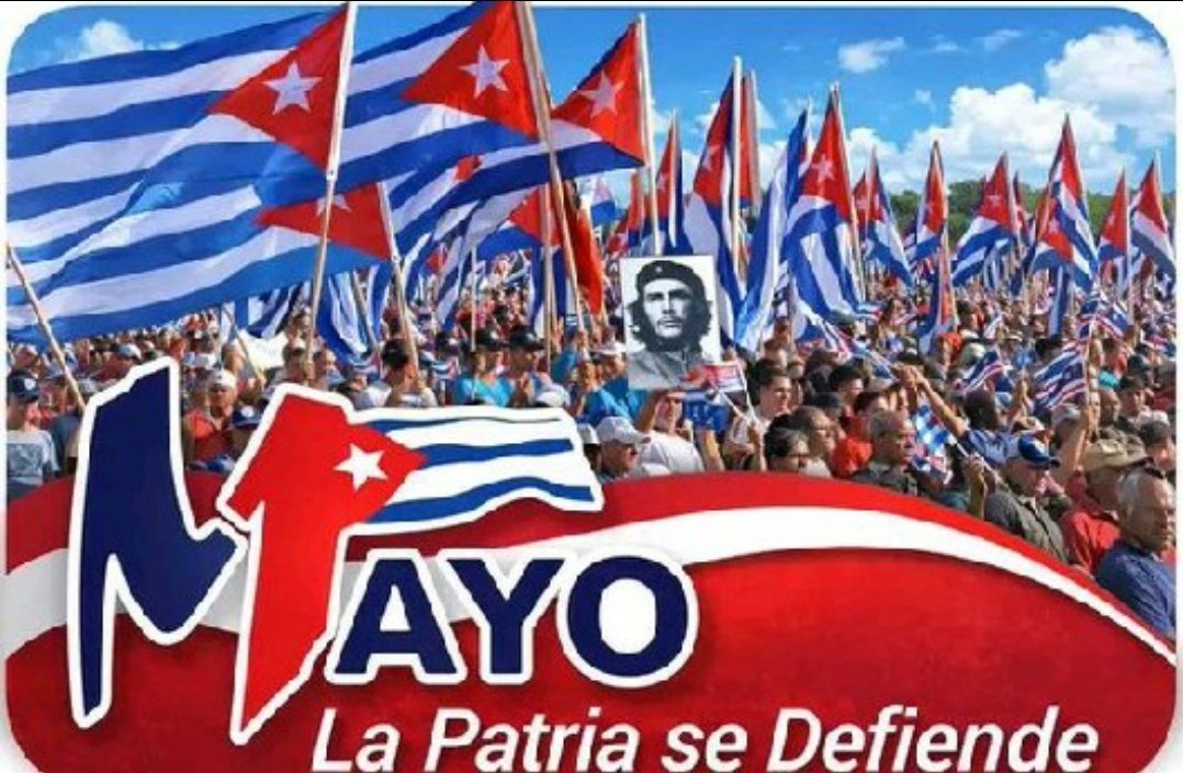 ¡Viva el 1.° de Mayo!
#LaPatriaSeDefiende #CubaVencerá #CubaEstáFirme <a href="/UCLVCU/">UCLV 🇨🇺</a> <a href="/HumanidadesUCLV/">Humanidades UCLV</a>