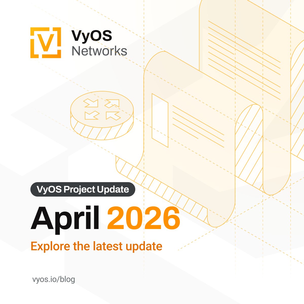 vyos_dev's tweet image. 🗒️ VyOS Project — April 2026 Update

1.5 shipped. Rolling didn’t slow down.

• IPsec PPK
• BGP-LS
• Better HA tooling
• ARM64 support
• Fixes across VPP + firewall

🔗 hubs.ly/Q04dSDSj0

#VyOS #Networking #BGP #NetOps #OpenSource