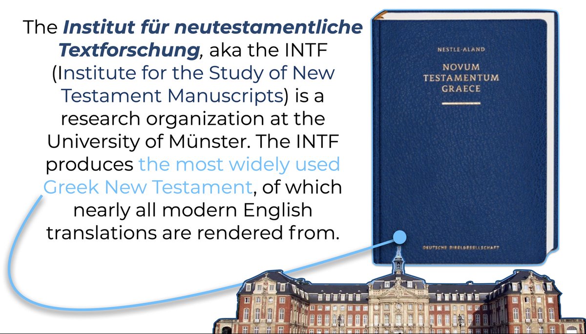 Intf The Institut für neutestamentliche Textforschung, aka the INTF ...