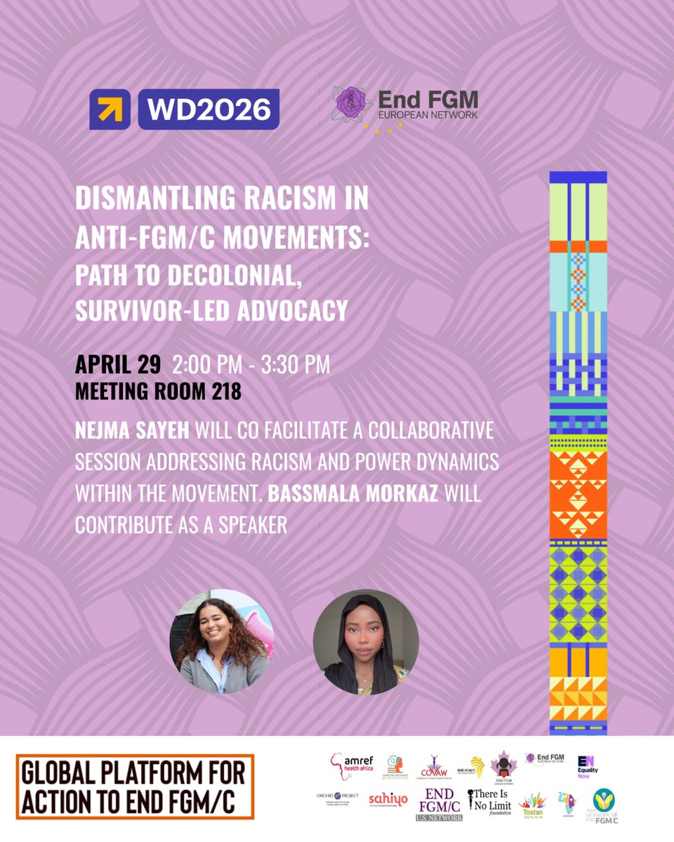 ENDFGM_Network's tweet photo. 🇦🇺 Our team and partners are here at #WD2026  in Melbourne all week to connect, exchange, and keep pushing global action to end FGM. 
Next events on 29 April. 
Want to meet? 
Reach out to: https://t.co/5kKFvB6FOk https://t.co/Sa7MyyWZdC