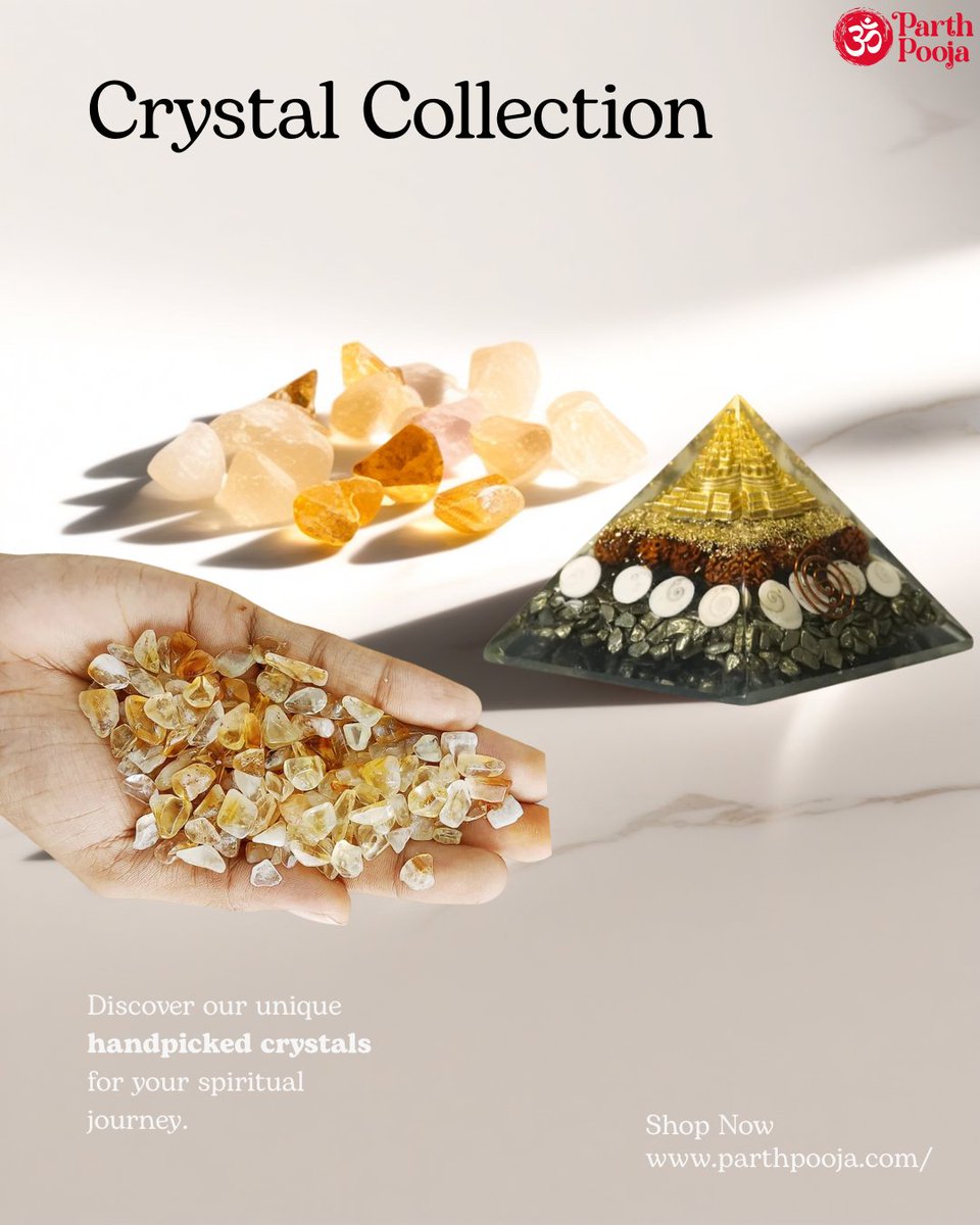 parthpooja1's tweet image. Good energy isn’t luck it’s what you surround yourself with ✨

Handpicked crystals that don’t just look good they feel right too.
Find yours 👇
parthpooja.com

#Crystals #GoodEnergy #SpiritualIndia #CrystalEnergy #ParthPooja #StayPositive #EnergyFlow