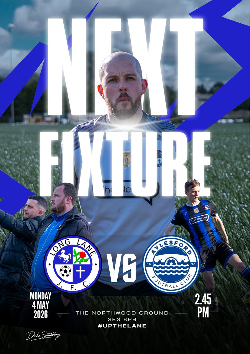 LL1sts's tweet image. UP NEXT FOR THE LANE!!

It's been a long season. Join us at The Northwood Ground and lets end our season in style!

Long Lane v @aylesford_fc 

#UpTheLane #LongLaneJFC #StrongerTogether
@KCFL1516 @NonLeagueCrowd

Graphics by @DukeStribbling