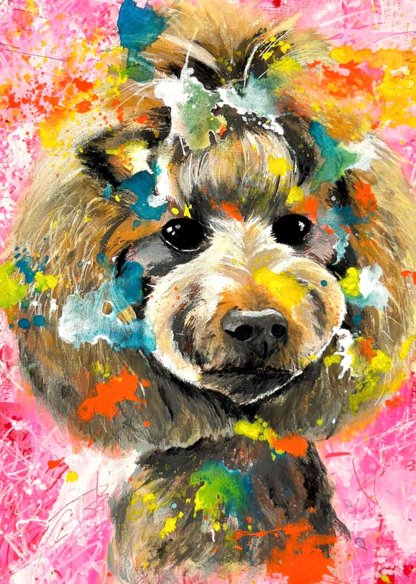 #GWはフォロワーさんが増えるらしい
アクリル絵の具で派手に動物を描いています！！

タグを通して沢山の方に見てもらえると嬉しいです✨️